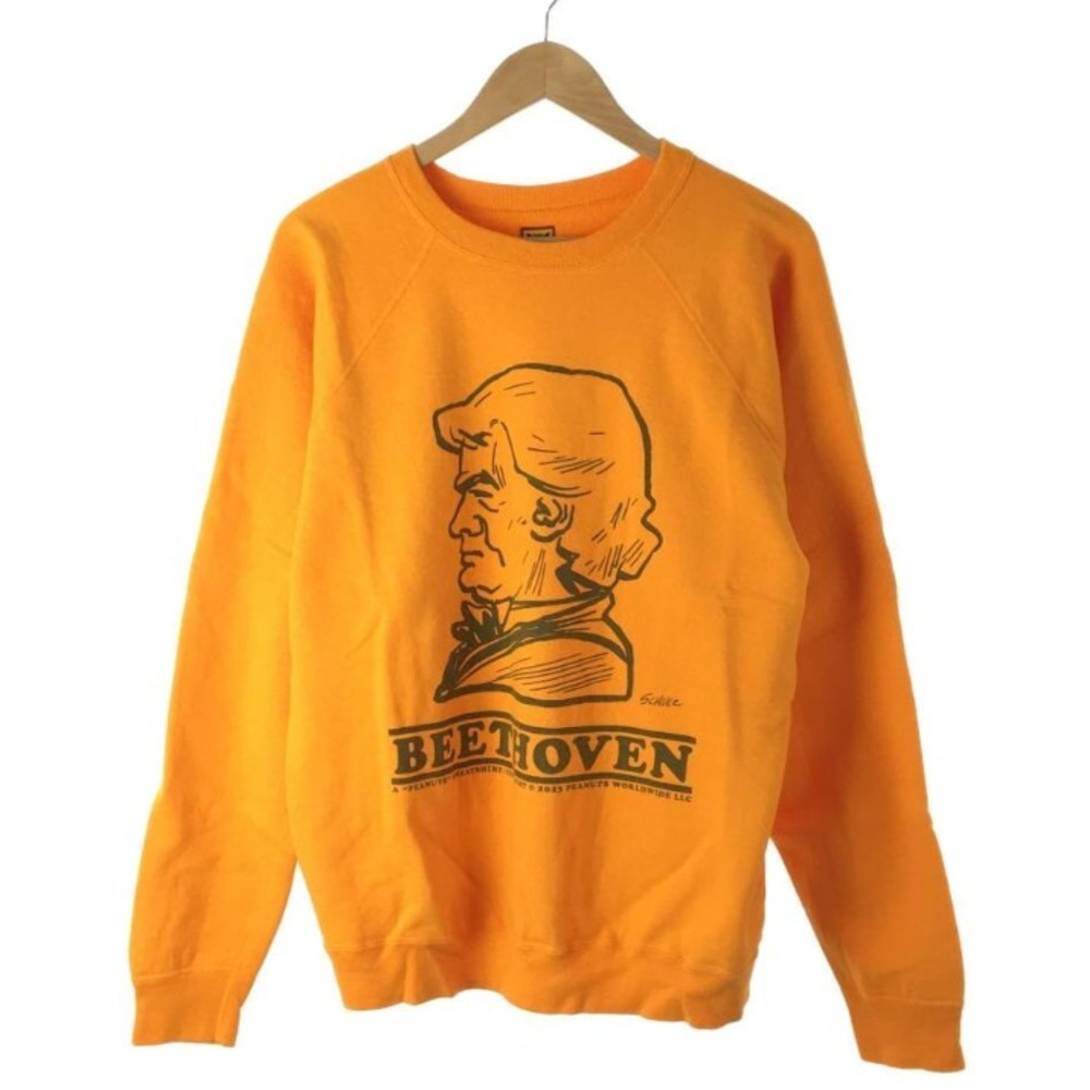 Human Made x Peanuts Beethoven Sweatshirt Orange L HM24CS045 NWT Sealed Japan
